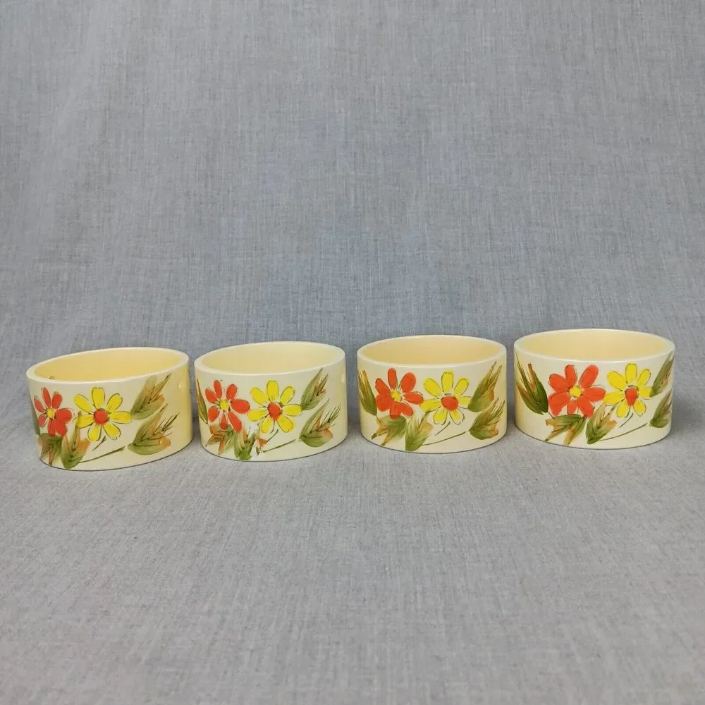 Hand Painted Ceramic Bowl Set Of 4 Made In Japan Gifts 